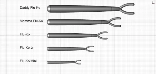 Flu-Ko 3 1/2 Inch "Flu-Ko Junior" 8 or 16 cavity